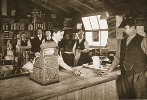 The Canteen, Lofthouse Park, illustration from German Prisoners in Great Britain by English Photographer